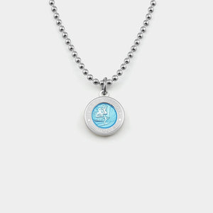 SMALL ST. CHRISTOPHER SURF NECKLACE - Las Olas