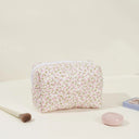 COTTON FLORAL MAKEUP BAG