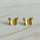 VINTAGE BUTTERFLY SOLO STUD EARRINGS