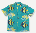 AQUARIUM STRETCH BUTTONUP SHIRT