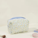 COTTON FLORAL MAKEUP BAG