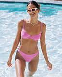 Belle Bikini Top - Hottest Pink