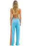 5 STRIPE WIDE LEG WOMEN'S POCKET SWEATPANT - Las Olas