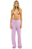5 STRIPE WIDE LEG WOMEN'S POCKET SWEATPANT - Las Olas