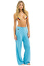 5 STRIPE WIDE LEG WOMEN'S POCKET SWEATPANT - Las Olas