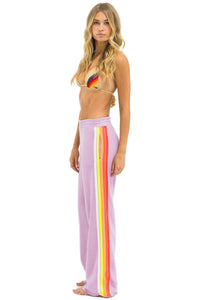 5 STRIPE WIDE LEG WOMEN'S POCKET SWEATPANT - Las Olas