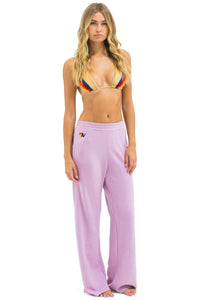 5 STRIPE WIDE LEG WOMEN'S POCKET SWEATPANT - Las Olas