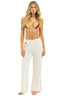 5 STRIPE WIDE LEG WOMEN'S POCKET SWEATPANT - Las Olas