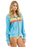 5 STRIPE ZIP HOODIE - Las Olas