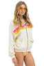 5 STRIPE ZIP HOODIE - Las Olas