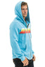 5 STRIPE ZIP HOODIE - Las Olas