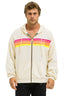 5 STRIPE ZIP HOODIE - Las Olas