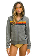 5 STRIPE ZIP HOODIE - Las Olas