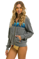 5 STRIPE ZIP HOODIE - Las Olas