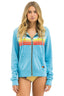 5 STRIPE ZIP HOODIE - Las Olas