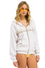 5 STRIPE ZIP HOODIE RELAXED - Las Olas