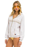 5 STRIPE ZIP HOODIE RELAXED - Las Olas