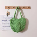 SIMPLE WOVEN KNIT HANDBAG