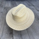 PALM LEAF WESTERN HAT WITH FLAT BRIM