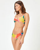 PRINTED RILEY BIKINI TOP