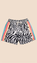 ZEBRA DISCO SWIM SHORT