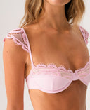 GIA LACE UNDERWIRE TOP