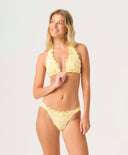 LACE FANNED BIKINI BOTTOM