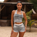 KNIT HALTER TANK TOP