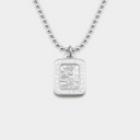 RECTANGULAR ST CHRISTOPHER NECKLACE