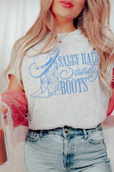 SALTY HAIR SANDY BOOTS GRAPHIC TEE