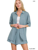 LINEN SHORT SLEEVE SHIRT