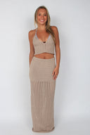ALEX BEADED CROCHET TOP
