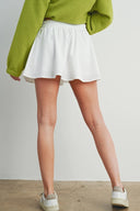 ELASTIC WAIST SKATER SKIRT