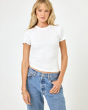 Be My Baby Tee - White - Las Olas