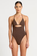 BEADED FOWLER ONE PIECE - Las Olas