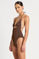 BEADED FOWLER ONE PIECE - Las Olas