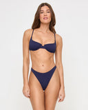 Belle Bikini Top - Midnight Blue - Las Olas