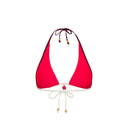 BIND TIE HALTER BIKINI TOP - Las Olas