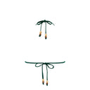 BIND TIE HALTER BIKINI TOP - Las Olas