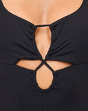 Bondi One Piece Swimsuit - Black - Las Olas