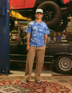 BREEZE STRETCH BUTTONUP - Las Olas