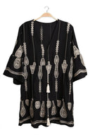 EMBROIDERED MINI DRESS