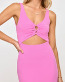 Camille Dress - Hottest Pink - Las Olas