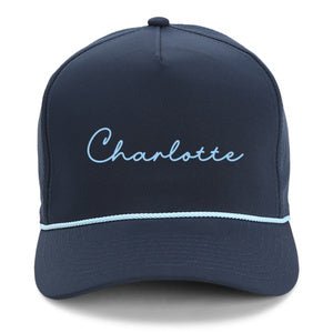 CHARLOTTE CURSIVE HAT - Las Olas