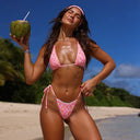 CLASSIC TIE HALTER BIKINI TOP - Las Olas