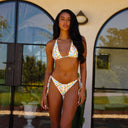 CLASSIC TIE HALTER BIKINI TOP - Las Olas