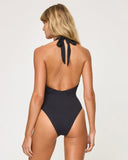 Coast To Coast One Piece Swimsuit - Black - Las Olas