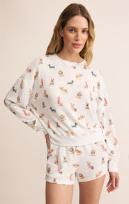 COZY UP PUP LS TOP - Las Olas