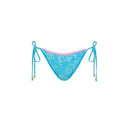 CROCHET DIPPED CHEEKY TIE BIKINI BOTTOM - Las Olas
