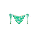 CROCHET DIPPED CHEEKY TIE BIKINI BOTTOM - Las Olas